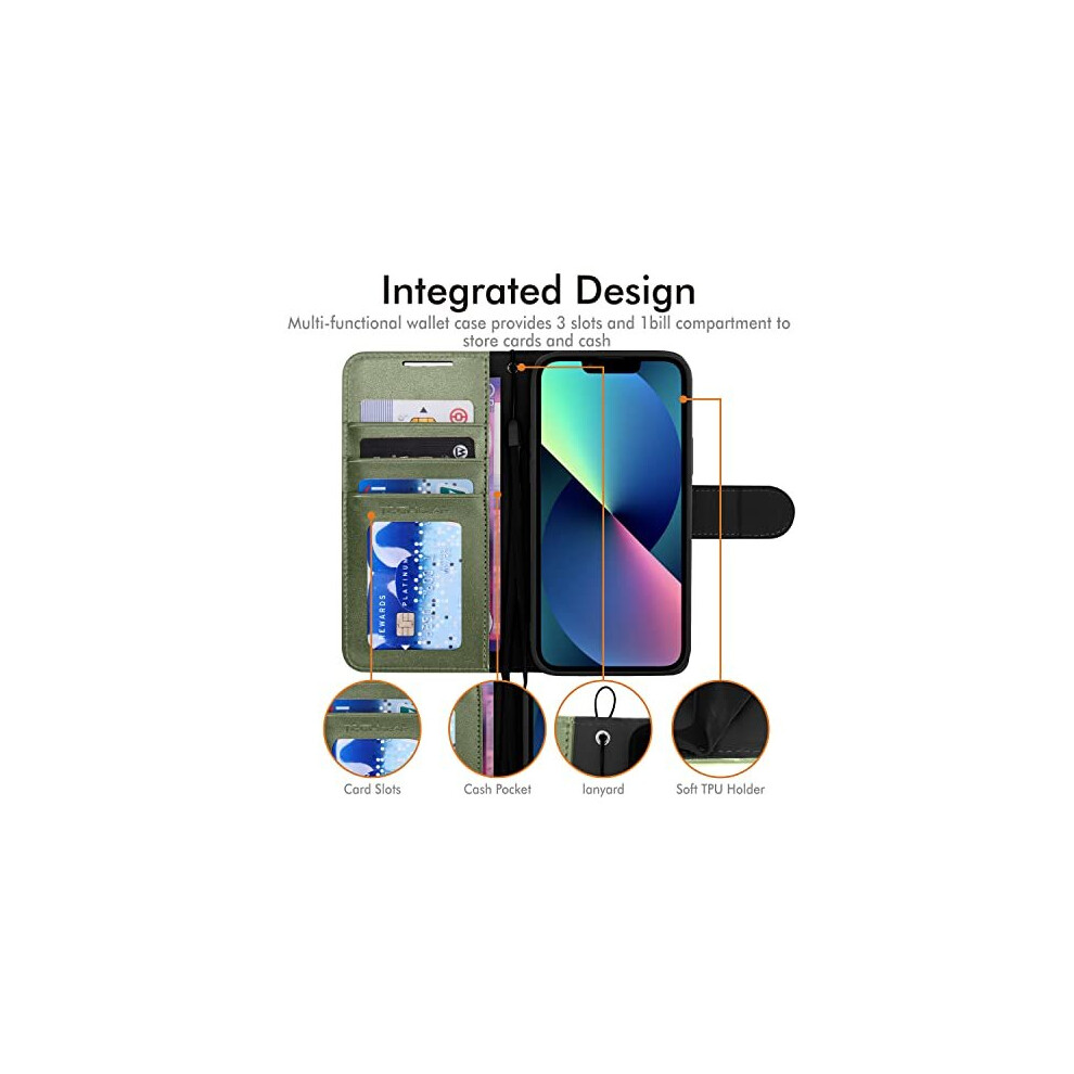 green--iphone-13-leather-wallet-case--flip-protective-case-cover-with-wallet-card-holder--stand-and-wrist-strap---black-pu-leather-with-magnetic-closure