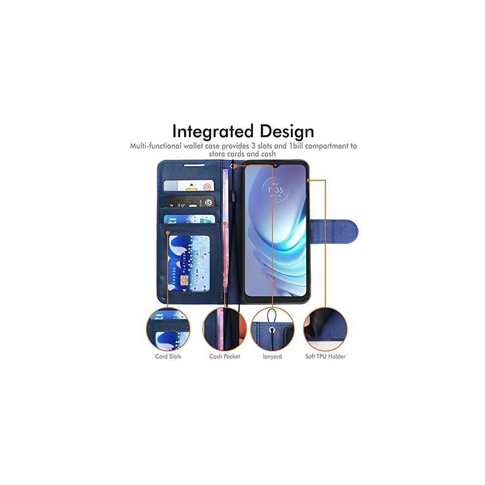blue--motorola-moto-g50-leather-wallet-case--flip-protective-cover-with-wallet-card-holder--stand---wrist-strap--blue-pu-leather-with-magnetic-clasp