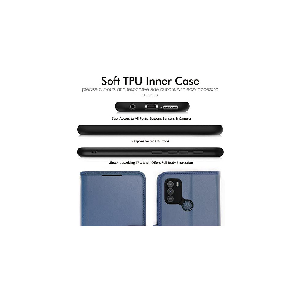 blue--motorola-moto-g50-leather-wallet-case--flip-protective-cover-with-wallet-card-holder--stand---wrist-strap--blue-pu-leather-with-magnetic-clasp