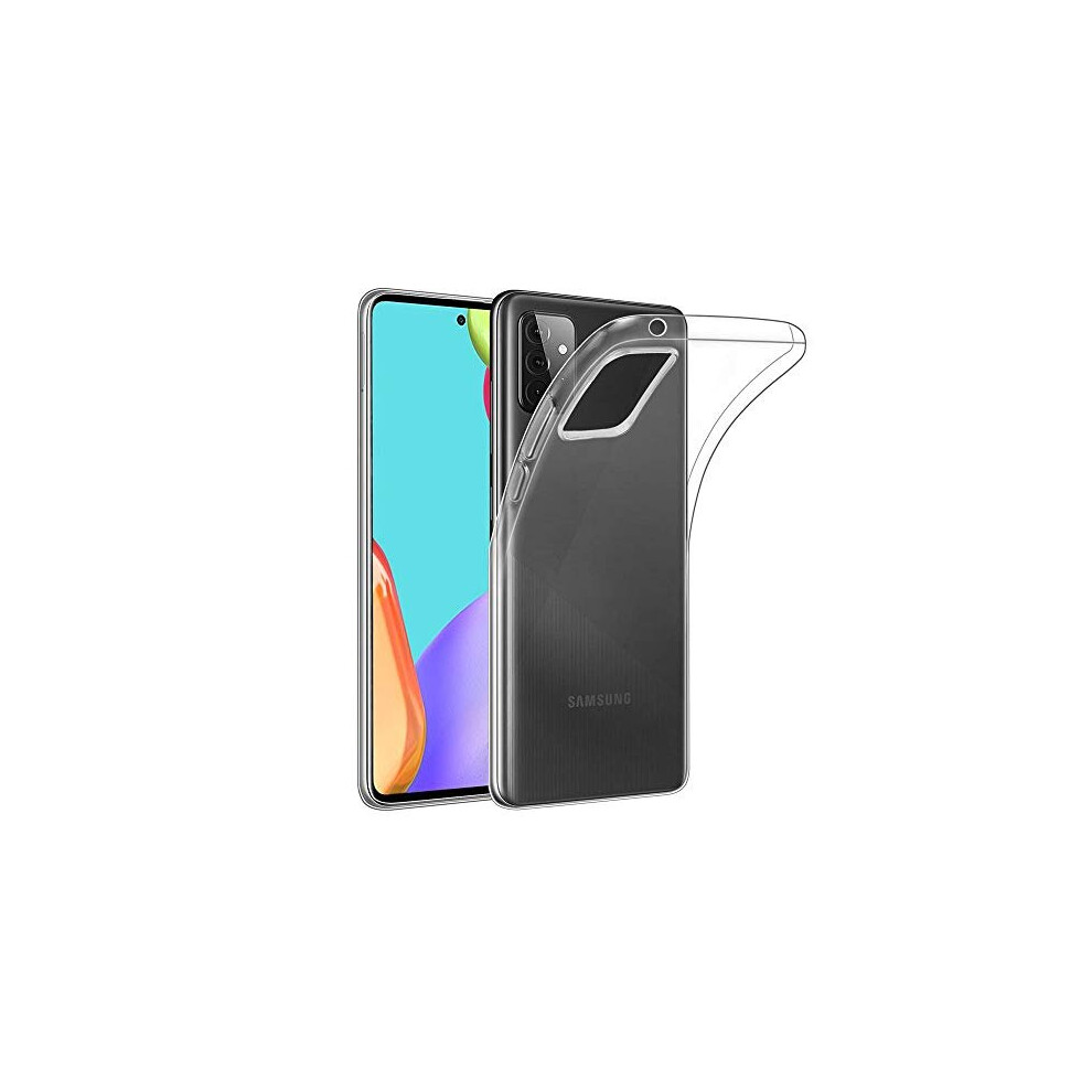 Techgear Samsung Galaxy A53 5G Clear Case [Airflex] Crystal Clear Slim & Protective, Flexible Soft Gel / Tpu Cover With Soft Touch Keys Light