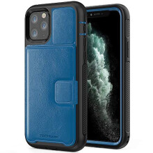 TECHGEAR Tough Armoured Card Wallet 360 Shock Proof Protective Case Cover with Card Slots Wallet & Stand for Apple iPhone 11 Pro 5.8"