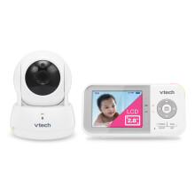 VTech VM923 Monitor para Bebés, Pantalla de 2.8”, Pan-Tilt-Zoom, Alcance de 1000ft, Visión Nocturna
