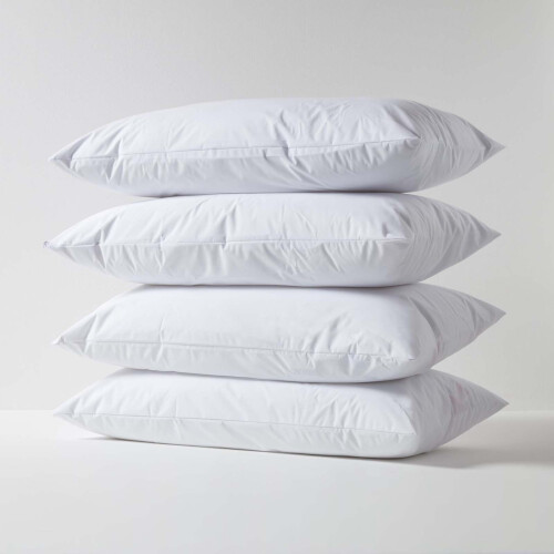 Homescapes (40 x 80 cm - Pack of 4) Waterproof Pillow Protectors 1