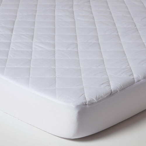 Homescapes (Euro Single (90 x 200 cm)) Quilted Waterproof Mattress Protector