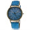 (Blue) Canvas Denim Straps Watch Retro Quartz Watch Gift 1