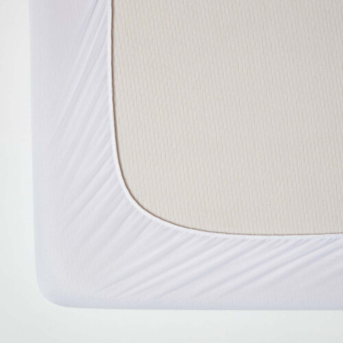 Homescapes (Euro Single (90 x 200 cm)) Quilted Waterproof Mattress Protector 1