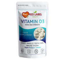 Vitamin D3 4000IU 60 Tablets High Strength Immune Support Bones Skin