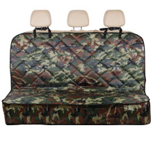 COMPATIBLE WITH Suzuki Vitara (2015 ON) - Green Camouflage Heavy Duty Premium Quilted Dog Cat Pet Hammock Rear Seat Cover