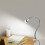 (Silver, Warm) LED Flexible Reading Light USB Power Clip-on Beside Bed Desk Table Lamp 6