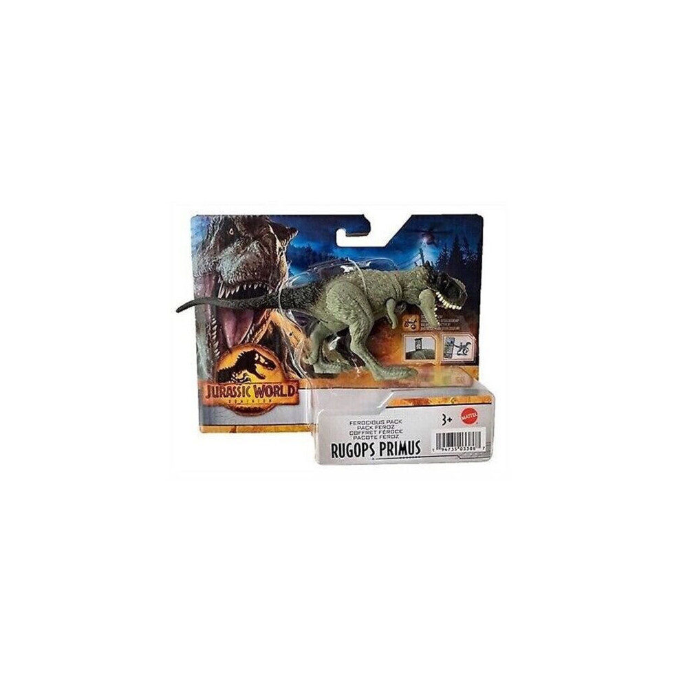 Mattel Jurassic World Ferocious Pack Rugops Primus Dinosaur Animal Toy