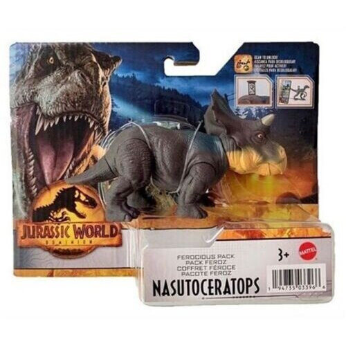 Jurassic World Ferocious Pack Nasutoceratops Dinosaur Animal Toy on OnBuy