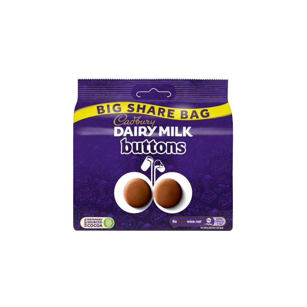 Cadbury Giant Buttons 184g X 5