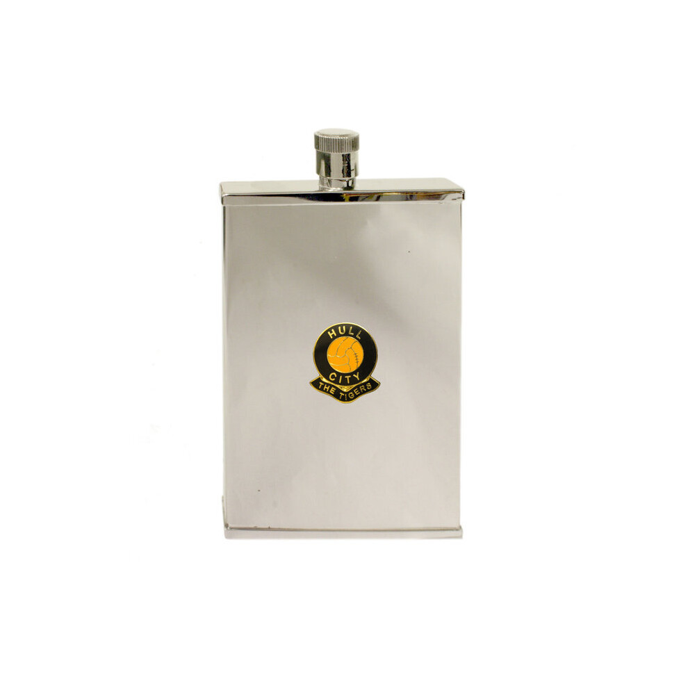 Hull City football club slim pocket flask