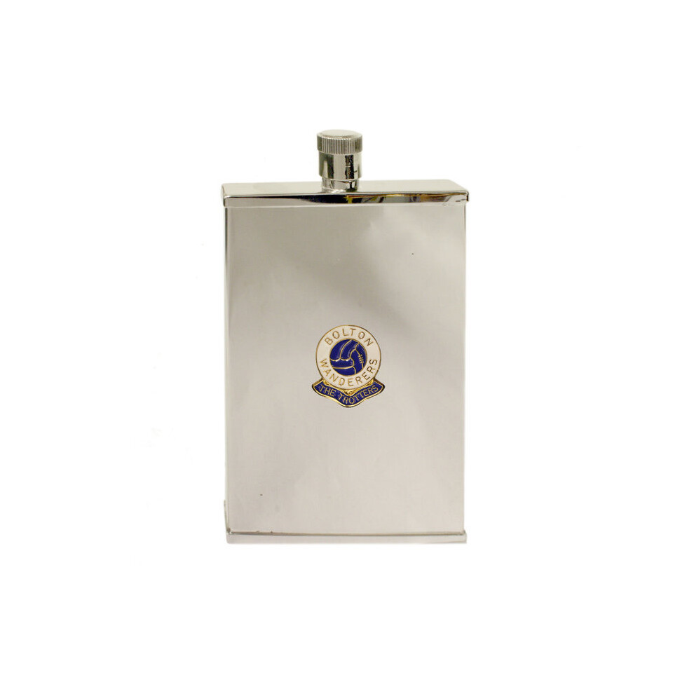 Bolton Wanderers football club slim pocket flask