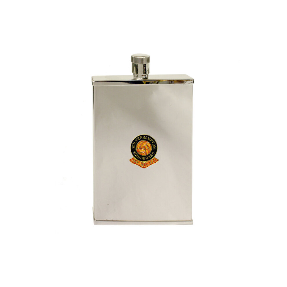 Wolverhampton Wanderers football club slim pocket flask