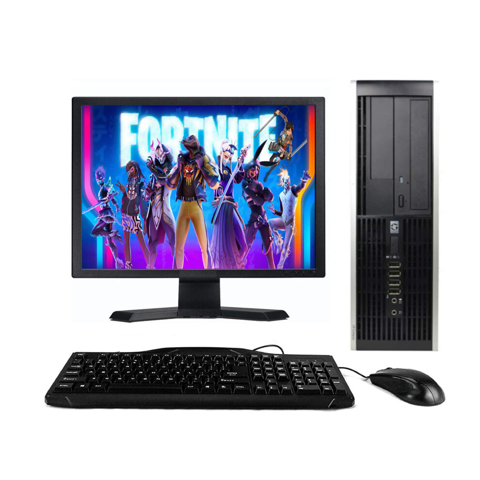 Fcs Fast Gaming Hp Bundle Tower Pc Full Set Computer System Intel I7 8Gb 1Tb Gt730