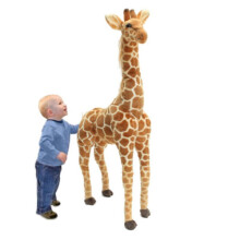 (  60CM) 60-100CM Plush Giraffe Doll Giant Large Stuffed Animals Soft kids Toy Xmas Gift