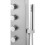 Living And Home Stainless Steel Exposed Thermostatic Shower Tower Panel 7