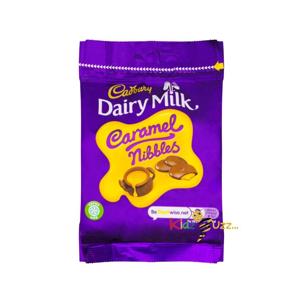 Cadbury Dairy Milk Caramel Nibbles 95g X 4