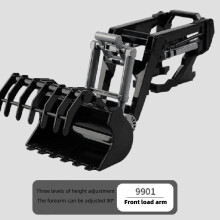 (Accessory-Black-01) Control Alloy Remote Tractor Sliding Toy For 46 Years Old Boys 24g Alloy Gift