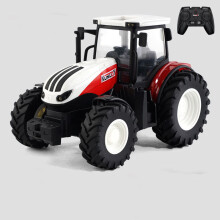 (FourWheel-RED) Control Alloy Remote Tractor Sliding Toy For 46 Years Old Boys 24g Alloy Gift