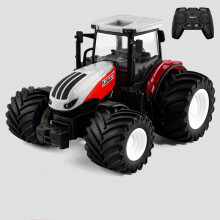 (WideWheel-RED) Control Alloy Remote Tractor Sliding Toy For 46 Years Old Boys 24g Alloy Gift