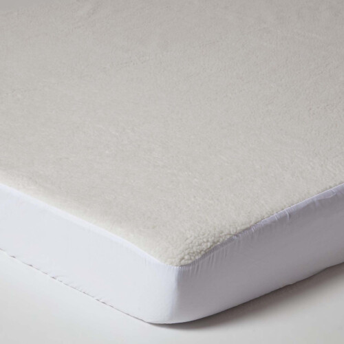 Homescapes (Small Double (120 x 190 cm)) Deep Fitted Fleece Underblanket