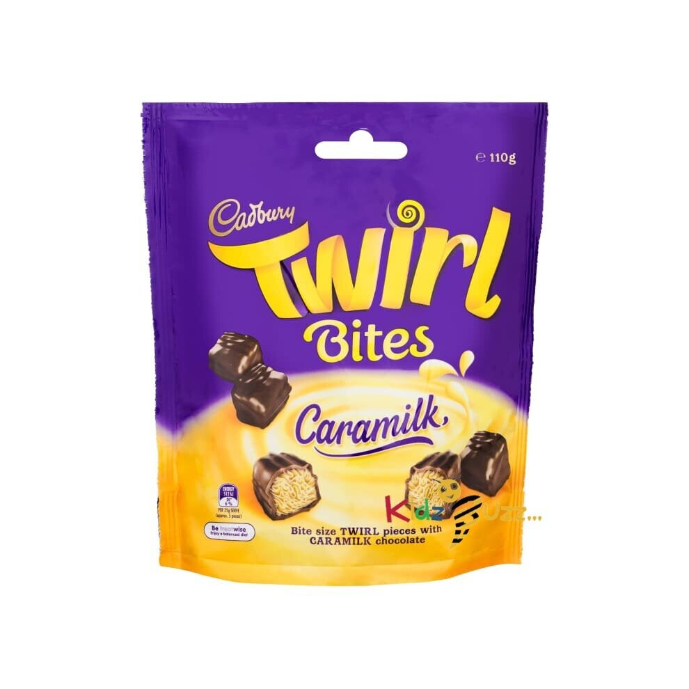 Cadbury Twirl Bites - Caramilk 110g X 3