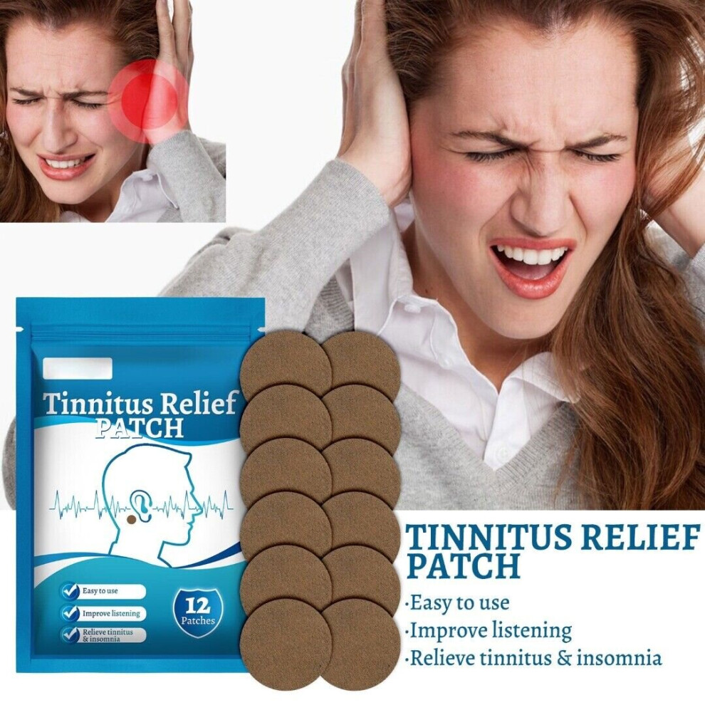 Skesrjtop 12X Tinnitus Relief Treatment Ear Patch For Ear Pain Ears Protect Sticker