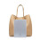 Miss Lulu (Beige) 4 Piece Set Shoulder Tote Handbag 3
