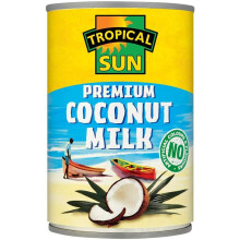 Tropical Sun Premium Coconut Milk 400 ml (Pack of 12)