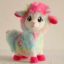 (Rainbow) Pets Zuru Alive Boppi Booty Shakin Electric Plush Toy Alpaca Kid Birthday Gift
