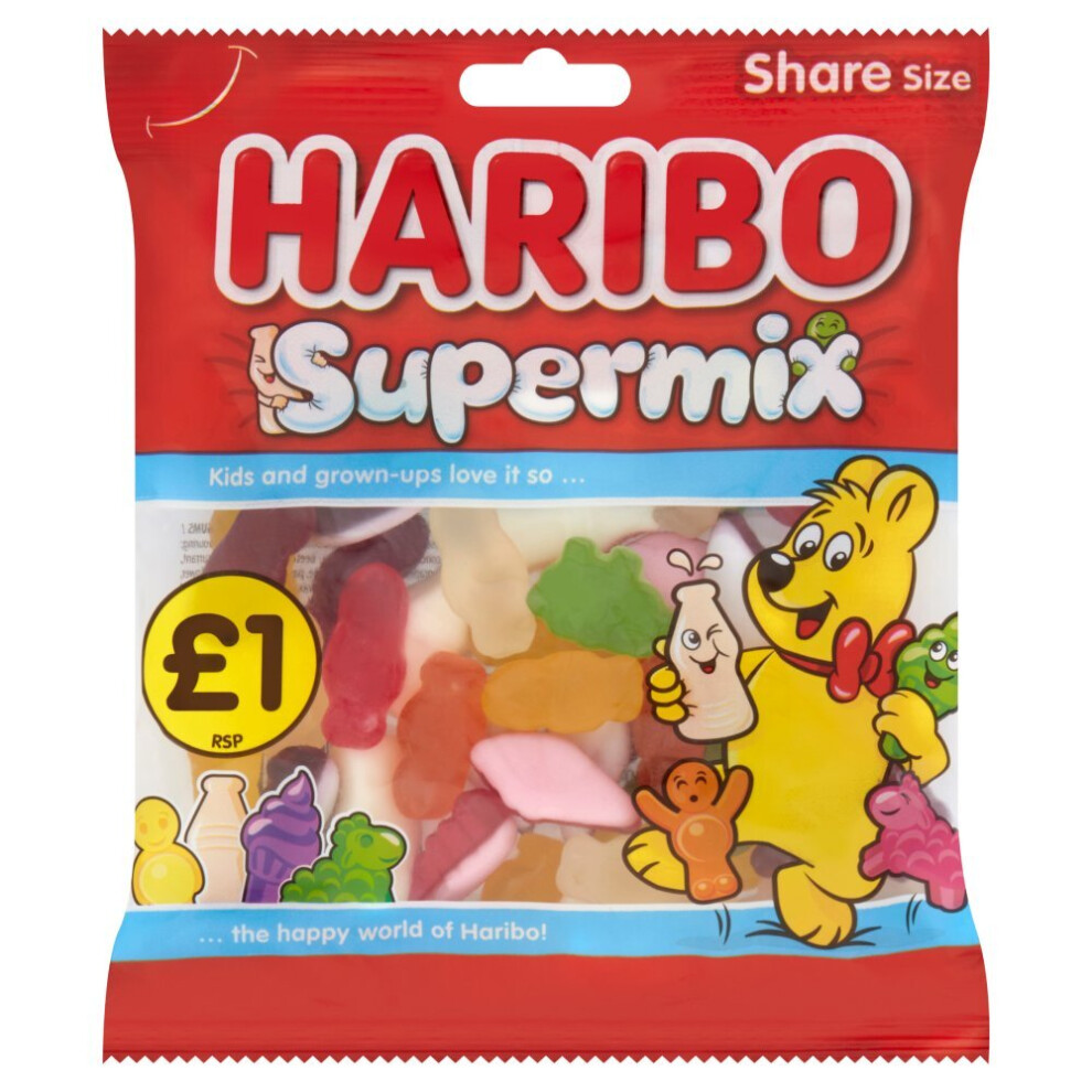 HARIBO Supermix 140g (Pack of 12)