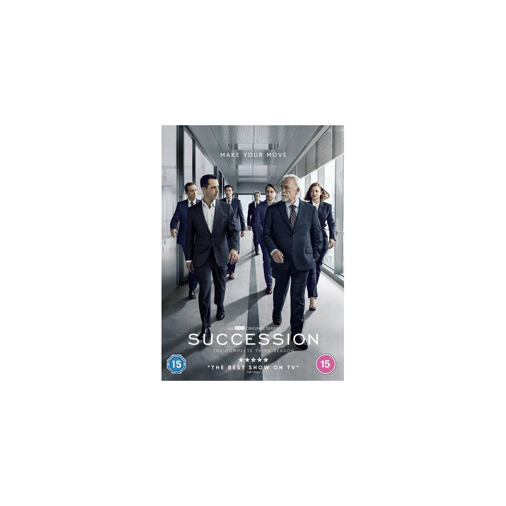 Succession The Complete Third Season DVD (2022) Brian Cox cert 15 3 discs - Region 2