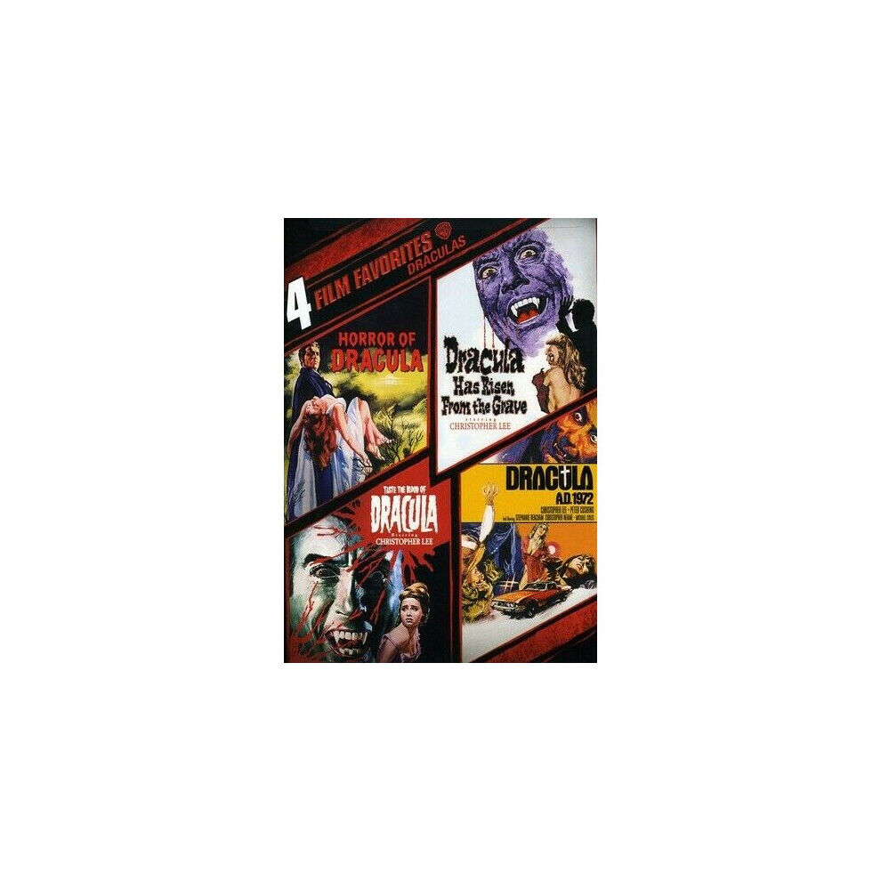 Dvd 4 Film Favorites Draculas [Dvd] [Region