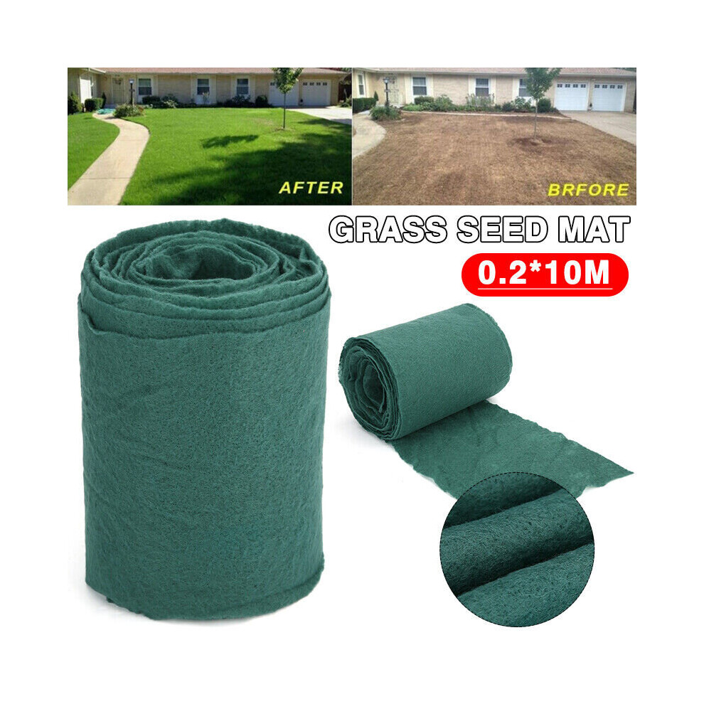 (  0.2*10M) Grass Seed Mat Roll Biodegradable Lawn Seed Mat Grass Seed Germination