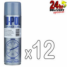 U-Pol Power Can ETCH PRIMER Paint 500ml x 12 Car Spray Aerosol