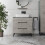 Vitusso Idro Grey Vanity Unit & Lorient White Countertop Basin - 800mm 3