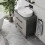 Vitusso Idro Grey Vanity Unit & Lorient White Countertop Basin - 800mm 5
