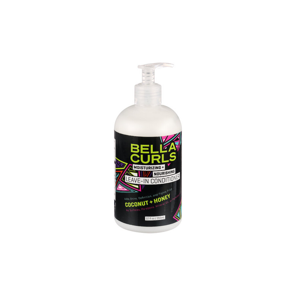 Bella Curls Moisturizing Nourishing Leave-In Conditioner 12 Oz