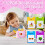 Talking Flash Cards Early Educational Toys, with 224 Words, pink 6