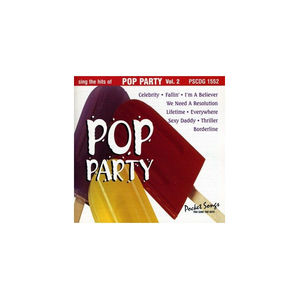 Cd Various Artists Karaoke Pop Party Size 2
