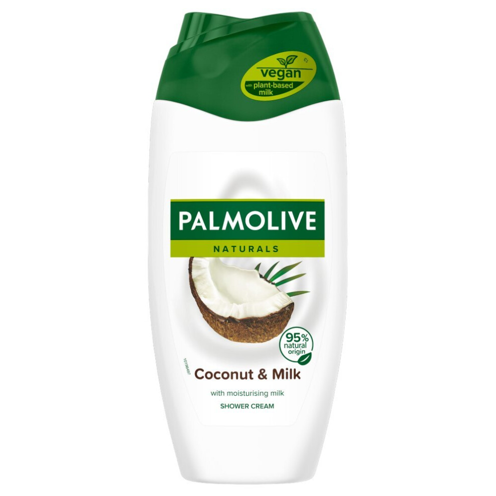 Palmolive Naturals Coconut Shower Gel 250ml (Pack of  8)