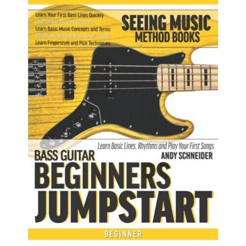 Bass Guitar Beginners Jumpstart Learn Basic Lines Rhythms and Play Your First