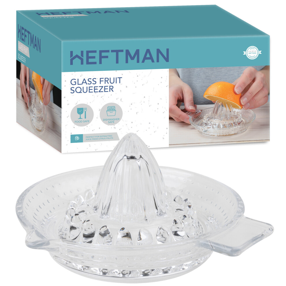 HEFTMAN Traditional Glass Fruit Squeezer