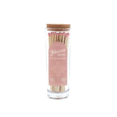 Paddywax Fireside Tall Safety Matches - Blush