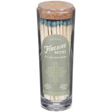Paddywax Fireside Tall Safety Matches - Olive Green