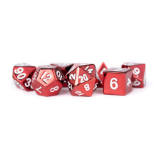 16mm Metal Dice Set | Hot Red