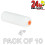 Superfine White High Quality 110mm Mini Foam Paint Rollers Refill x 10 1