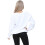 Ze Enzo (M, White) Enzo Womens Oversized Sweatshirt 2
